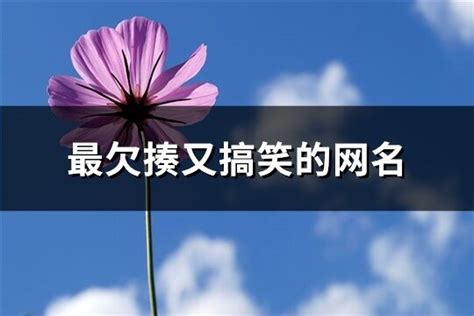 欠揍網名|最欠揍又搞笑的网名（210句）